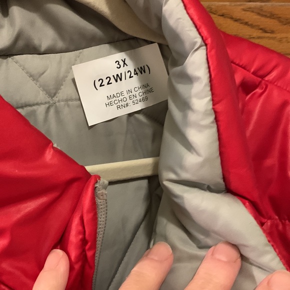 Red Puffer Jacket - Picture 3 of 4